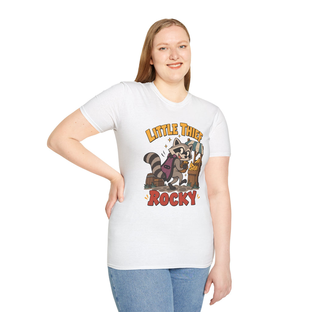 Little Thief Rocky T-Shirt - Cute OSRS Rocky Tee