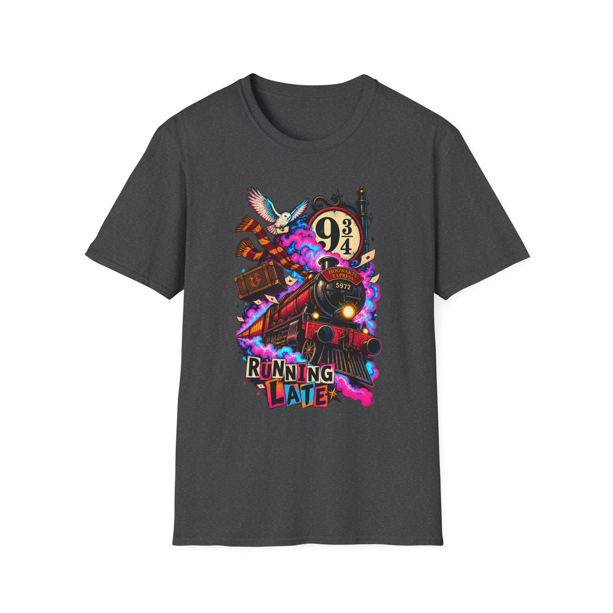 Running Late | Platform 9 and 3/4 | Harry Potter Graphic T-Shirt