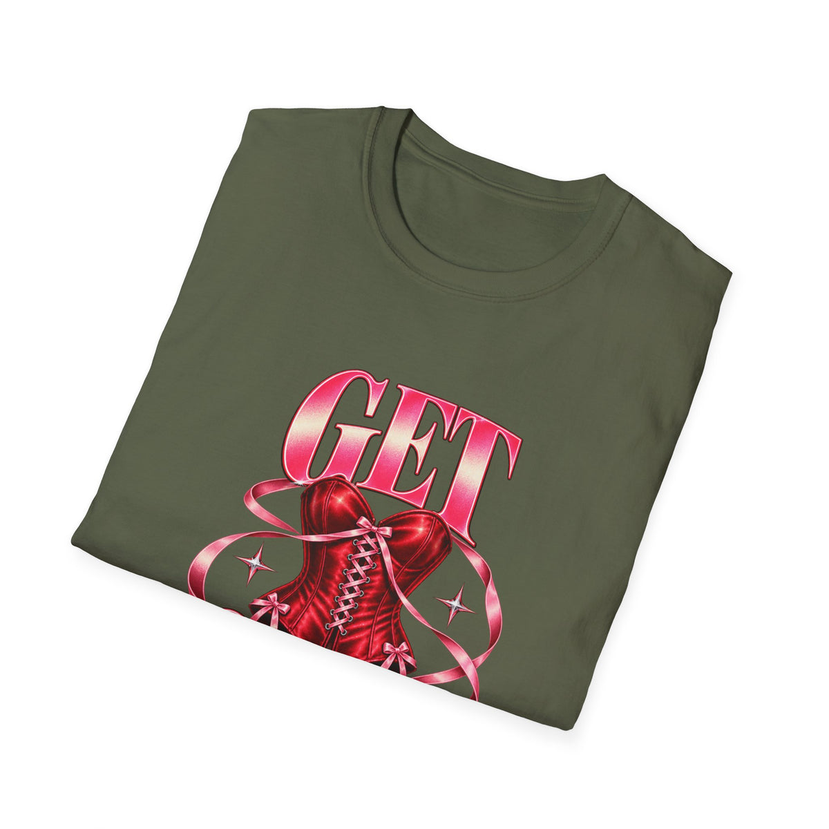 Get Sexy | Sugababes | Corset Retro Pink Y2K Vibe Graphic T Shirt