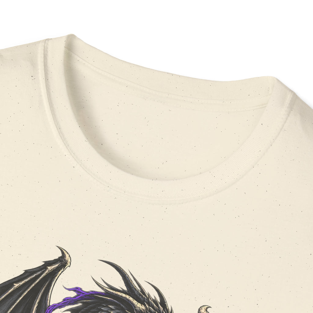 Onyx Storm Dragon T-Shirt | Book Inspired Gothic Lightning Fantasy Tee