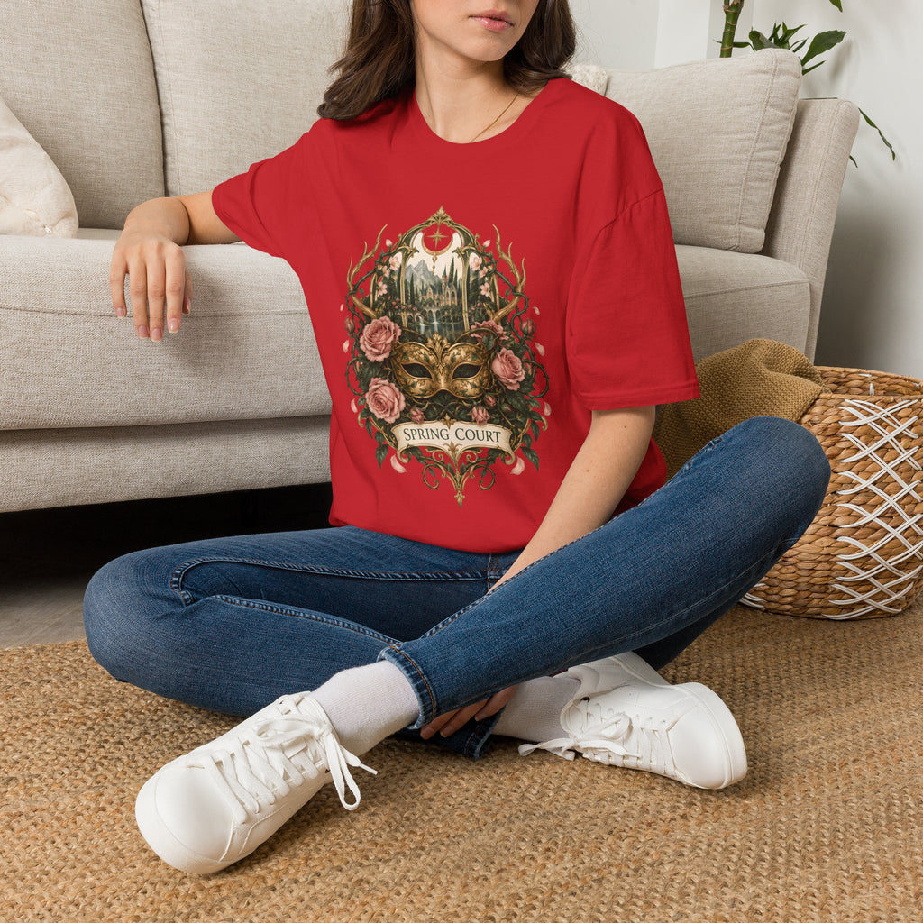 Spring Court | ACOTAR Book Floral Masquerade T-Shirt