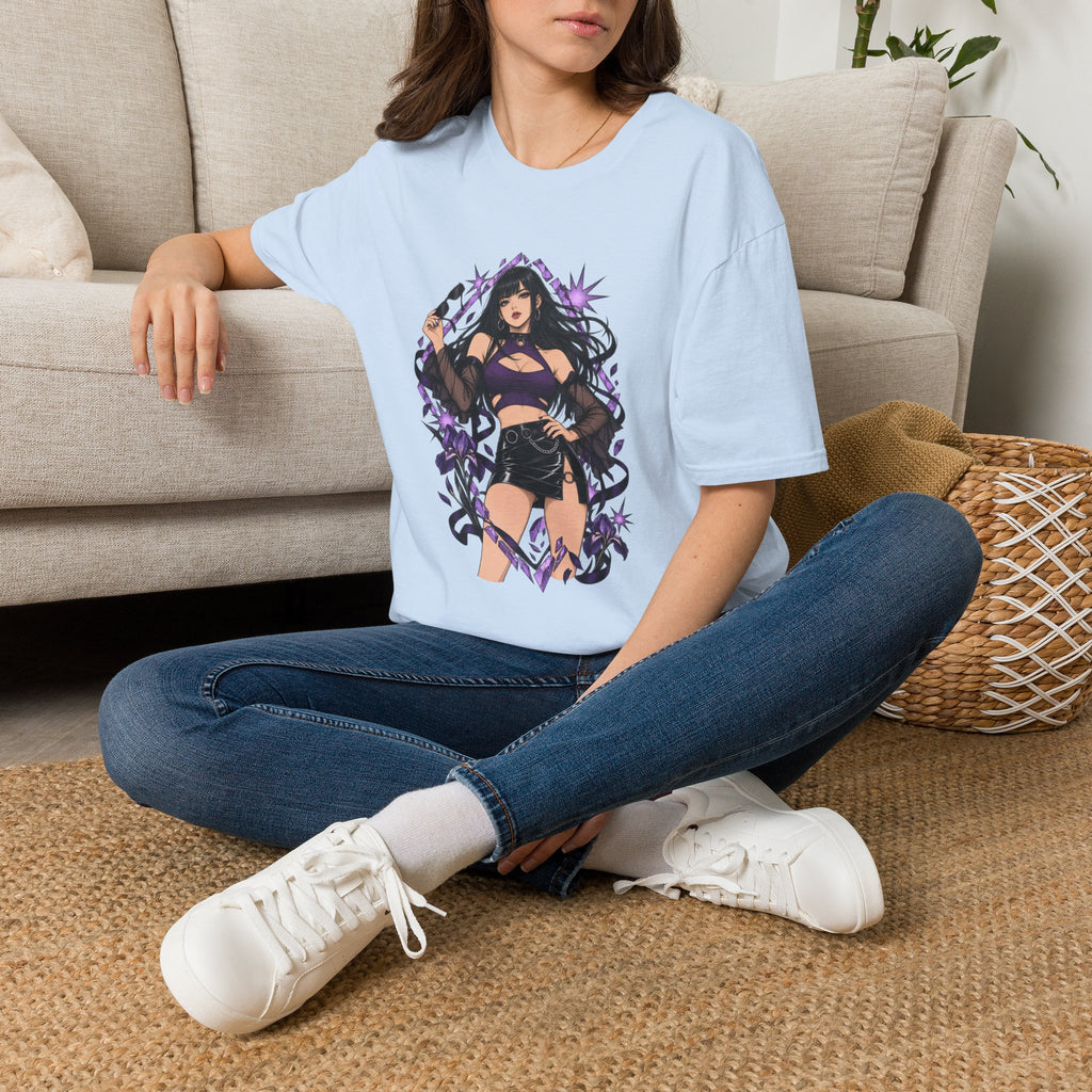 Violet | Japanese Anime Style Sexy Pin Up Girl Shirt
