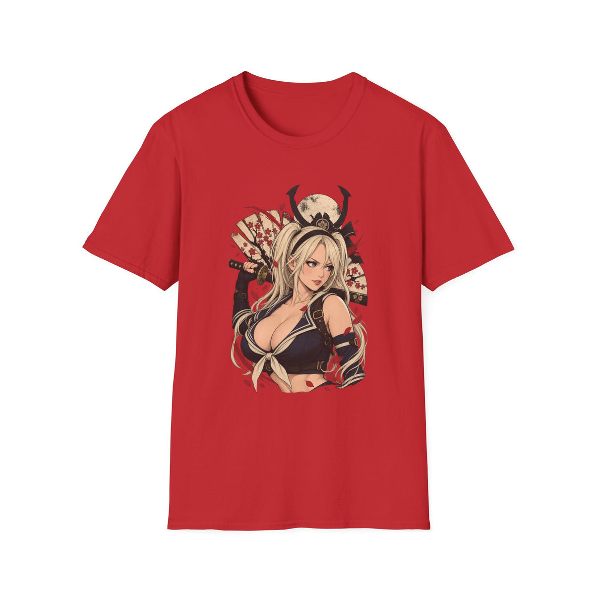 Babydoll | Samurai Anime Sexy Pin Up Girl Graphic T-Shirt
