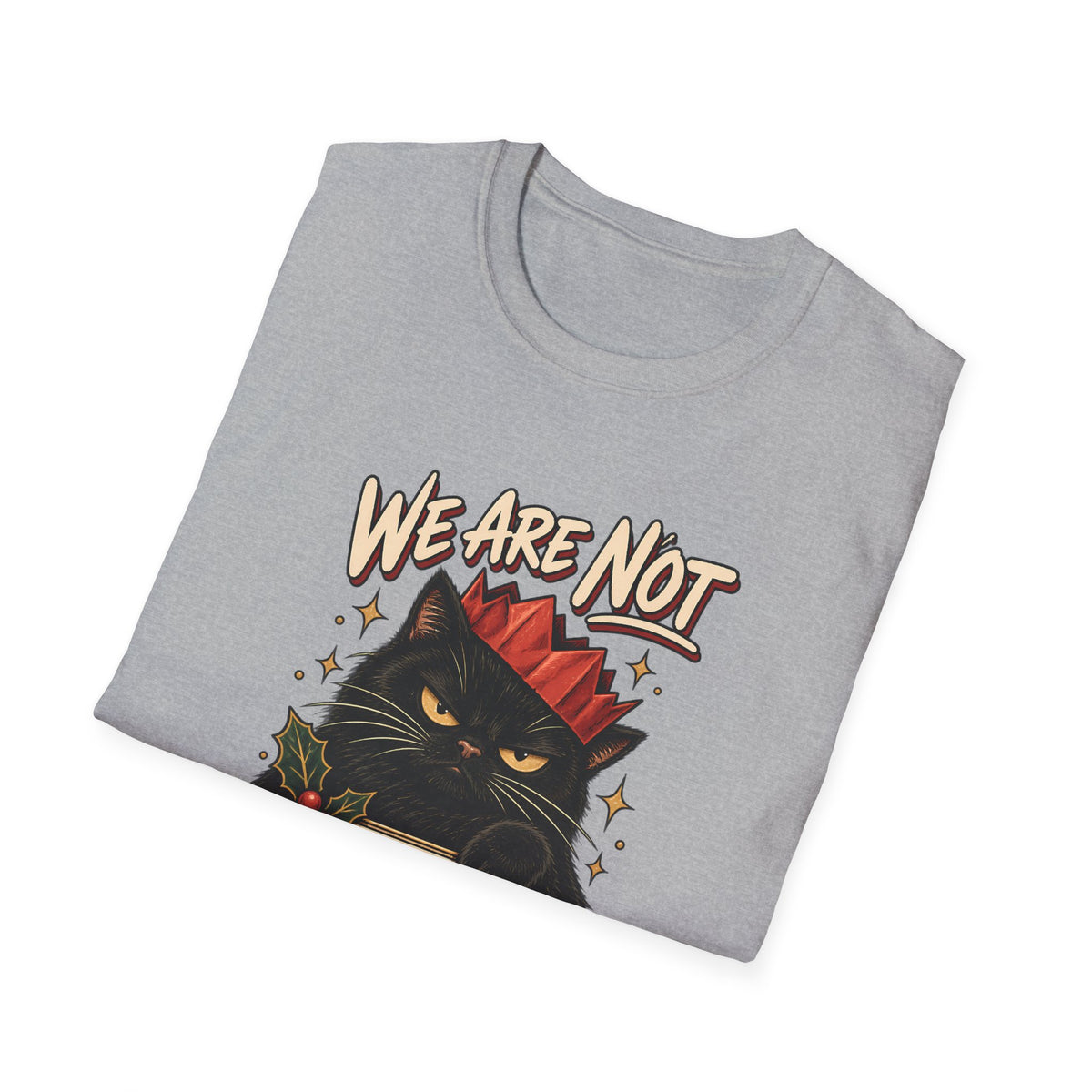 We Are Not Skipping Mariah | Mariah Carey Cat Fan Christmas Holiday Tee