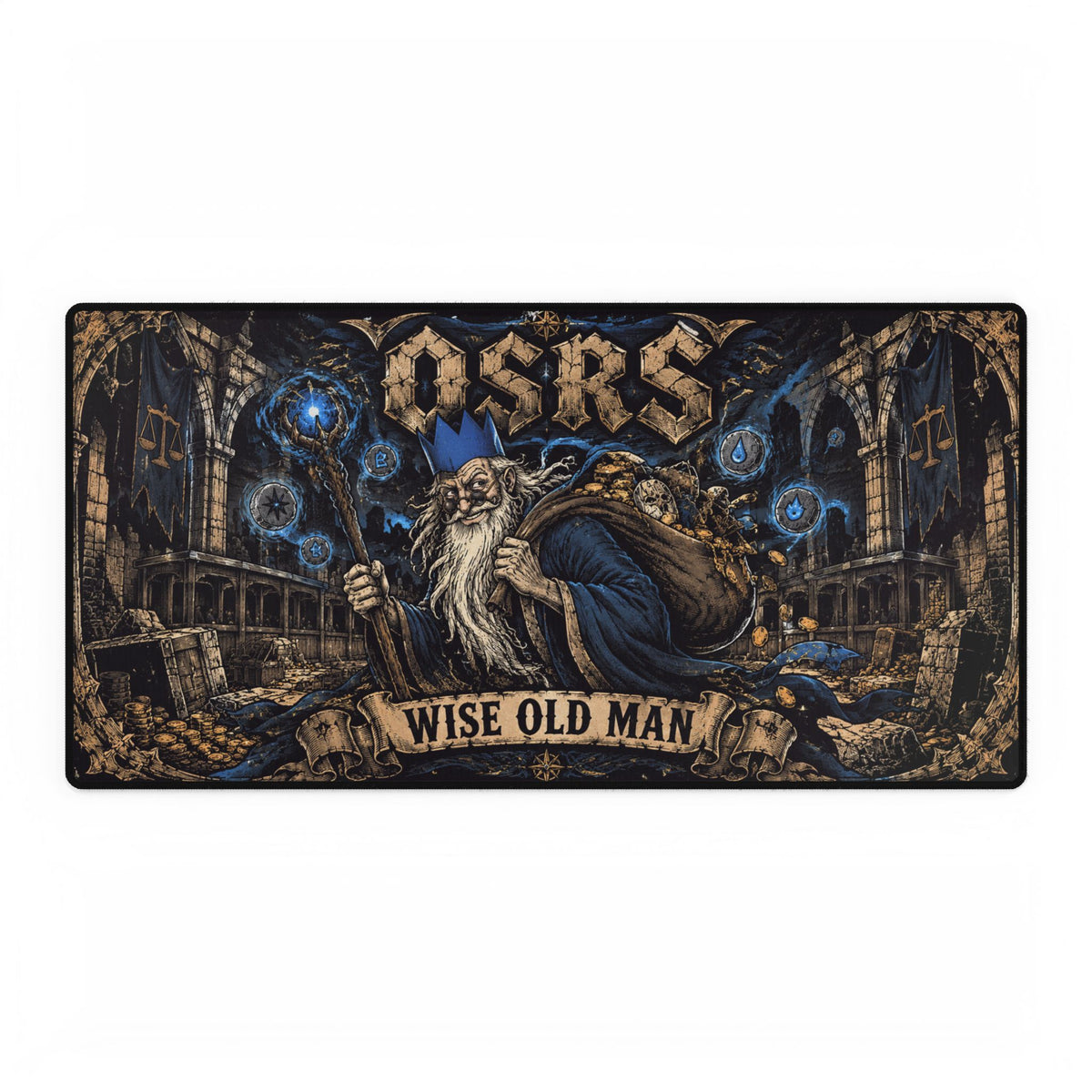 Wise Old Man | OSRS Themed Mouse Pad