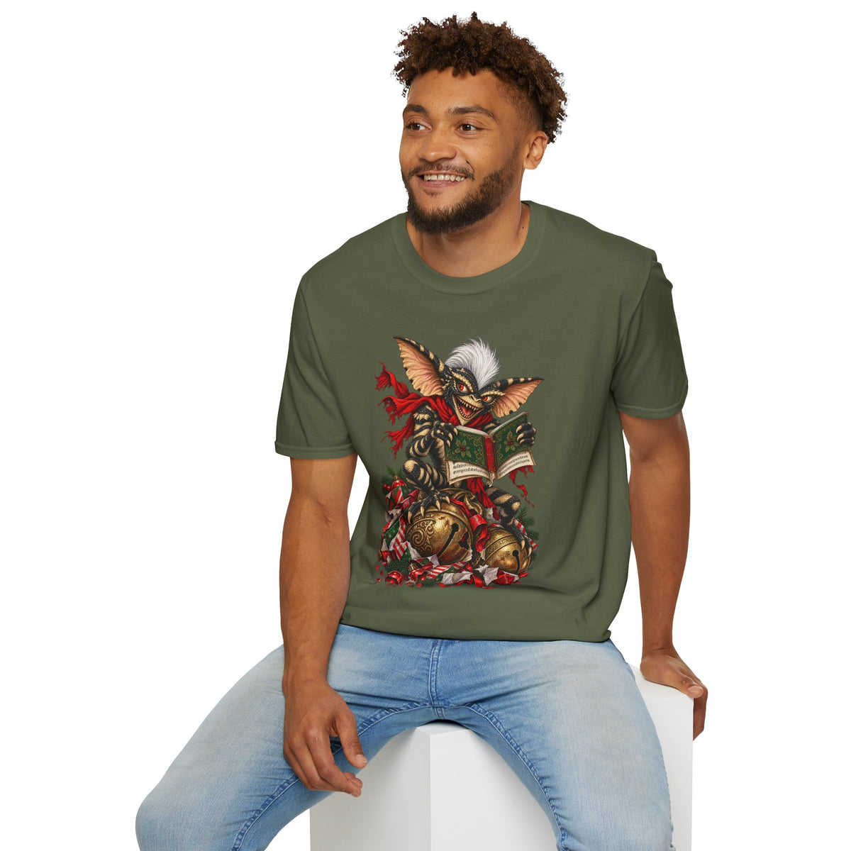 Stripe | Gremlin Caroler Christmas T-Shirt