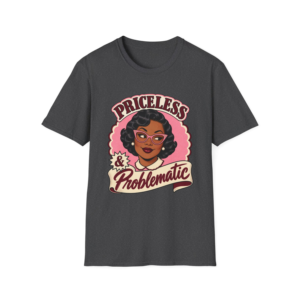 Priceless & Problematic Retro Portrait Tee