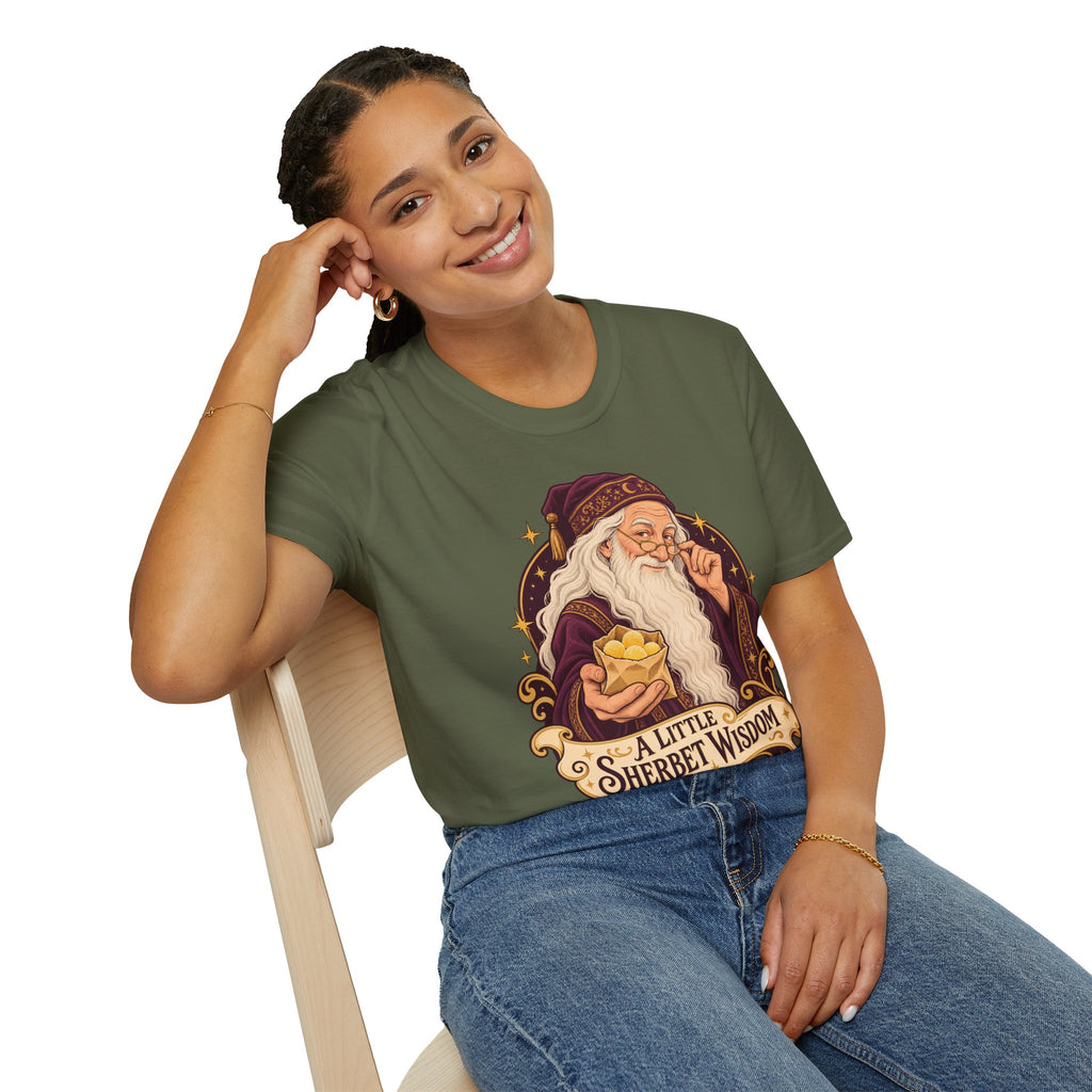 Dumbledore | Sherbet Lemon? | Harry Potter Illustration T‑Shirt