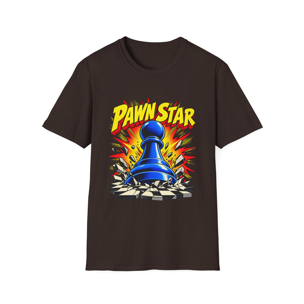 Pawn Star Chess | Bold Retro Pawn Graphic Tee