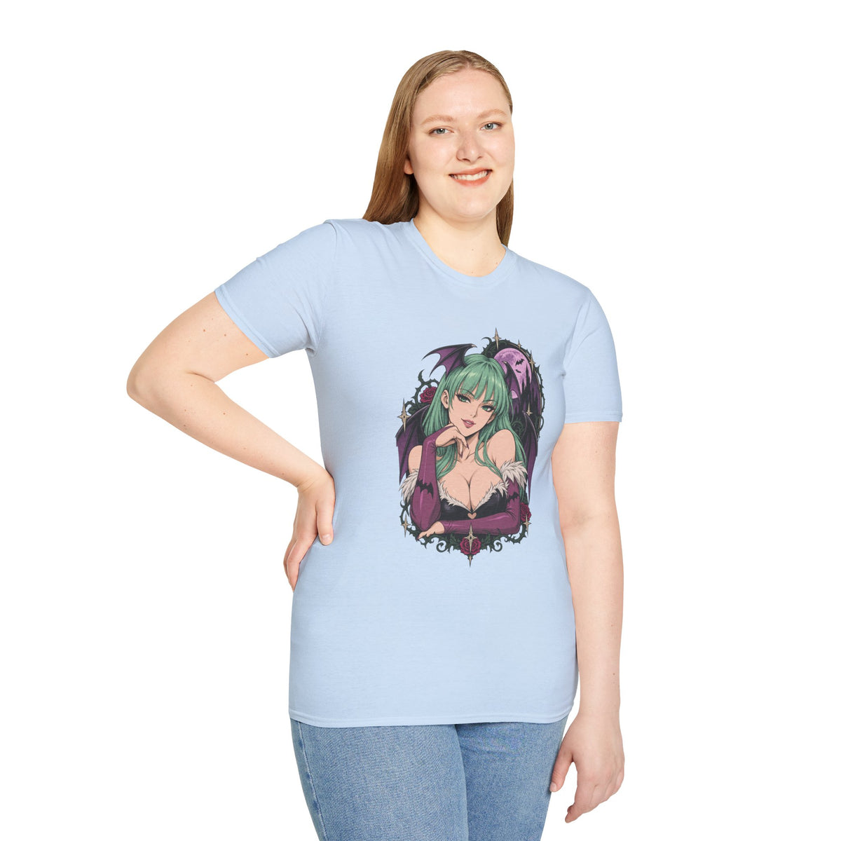 Morrigan | Sexy Pin Up Girl | Succubus Anime T-Shirt