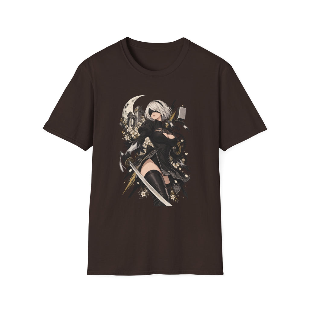 2B | Nier Automata | Anime Swordgirl Pin Up T-Shirt