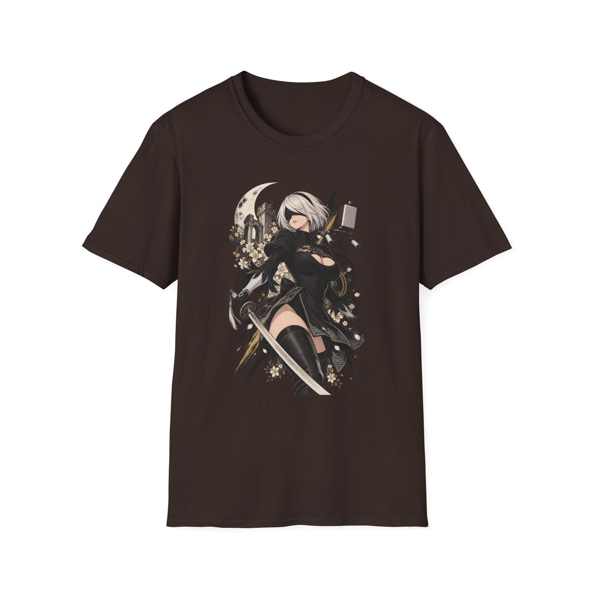 2B | Nier Automata | Anime Swordgirl Pin Up T-Shirt