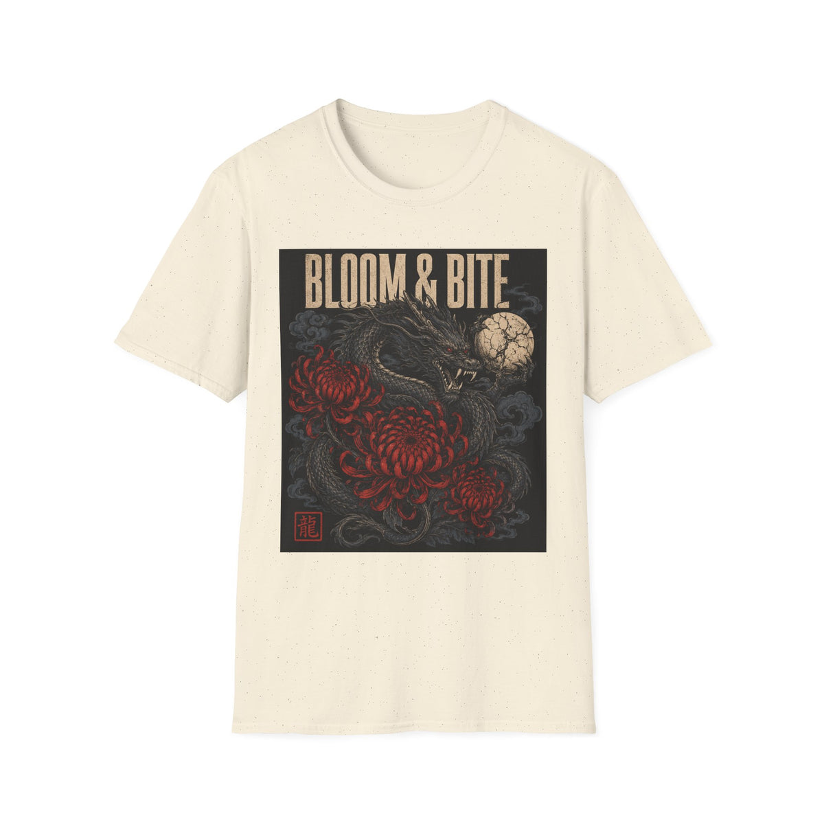 Bloom & Bite Dragon Floral Graphic Tee