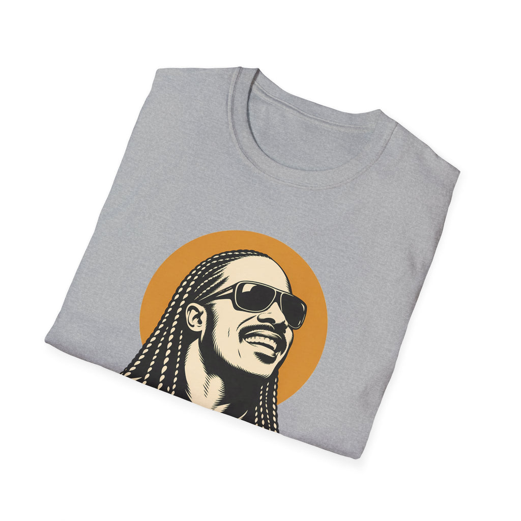 Stevie Wonder Graphic T-Shirt - Retro Soul Music Tee