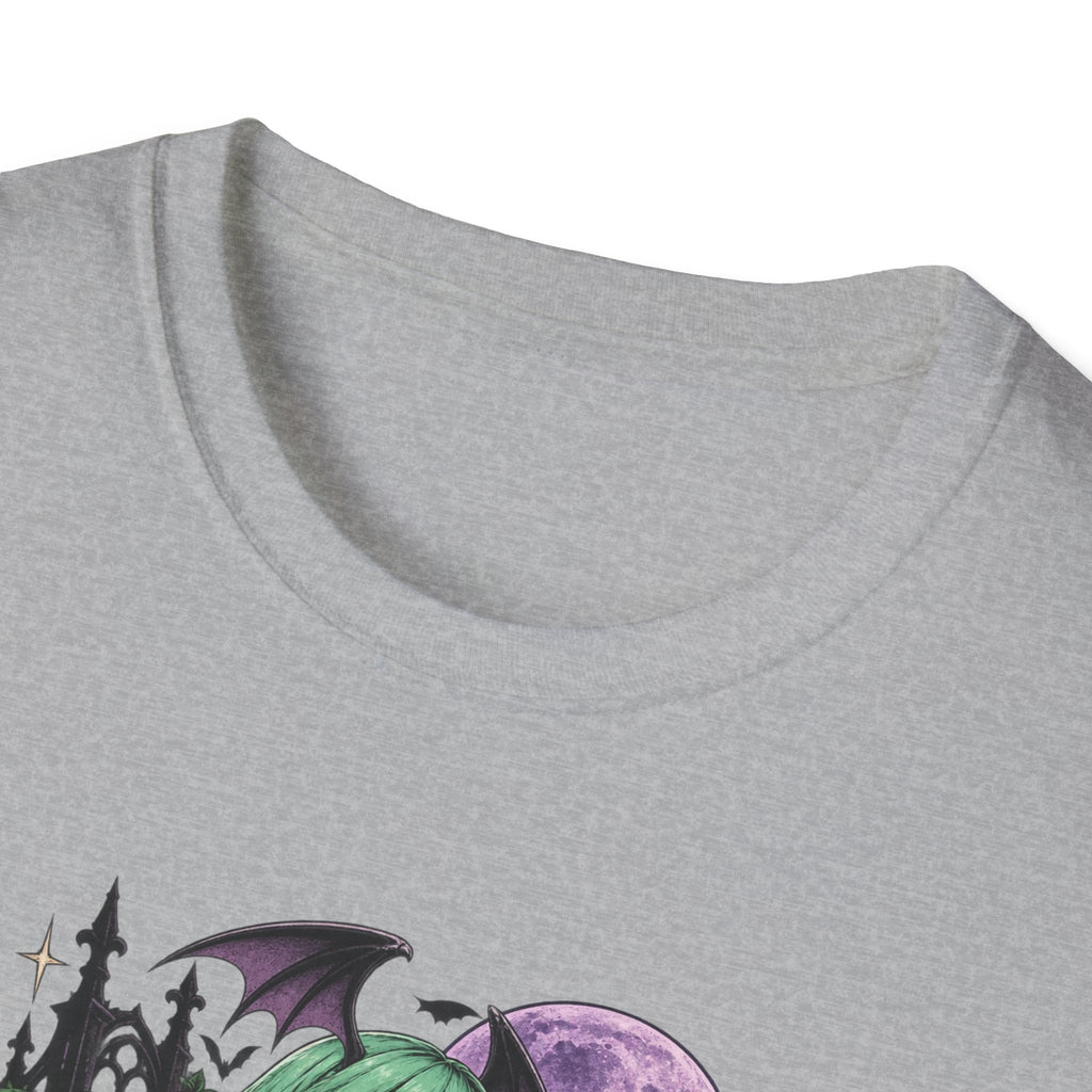Morrigan | Sexy Succubus Pin Up Girl | Gothic Sorceress Halloween Gamer T-Shirt
