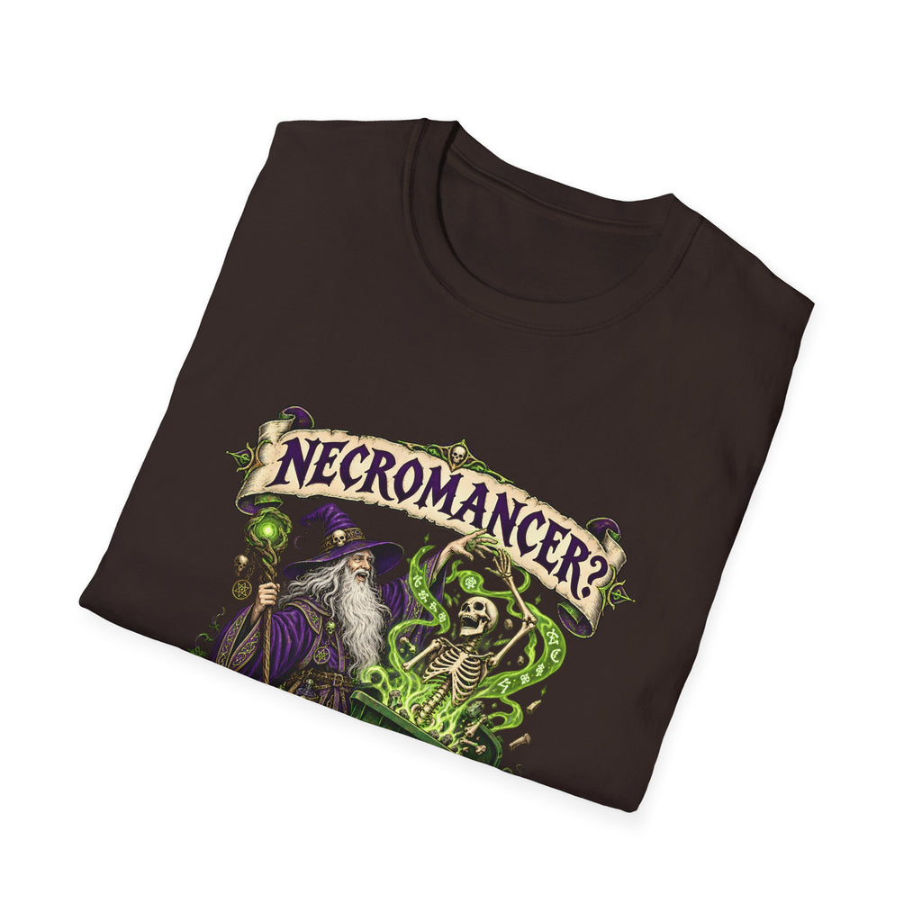 Necromancer? I Prefer People Recycler T-Shirt | Funny Gothic Halloween Tee