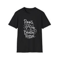 Vet Gift | Animal Lover Gift | Paws. Breathe. Repeat. | Graphic Tee