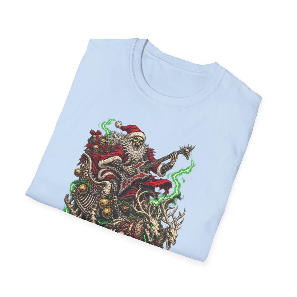 Slay Bells | Santa Clauses Horror Christmas T-Shirt
