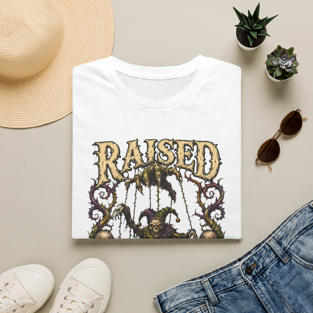 "Raised Wrong" Halloween Puppet Master Vintage Horror Graphic