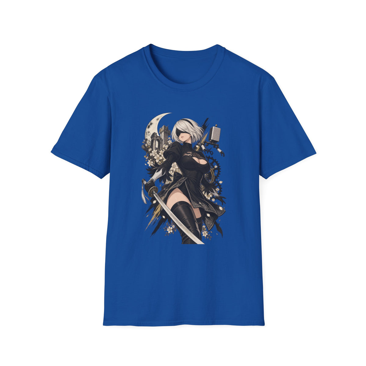 2B | Nier Automata | Anime Swordgirl Pin Up T-Shirt