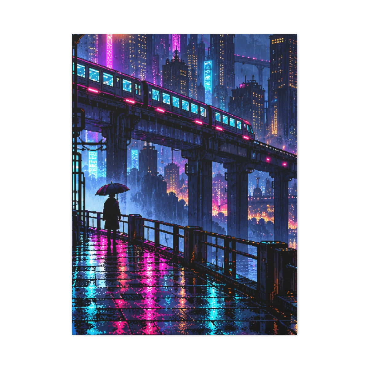 Stretched Matte Canvas Print — 1.25" Depth (Custom Design)