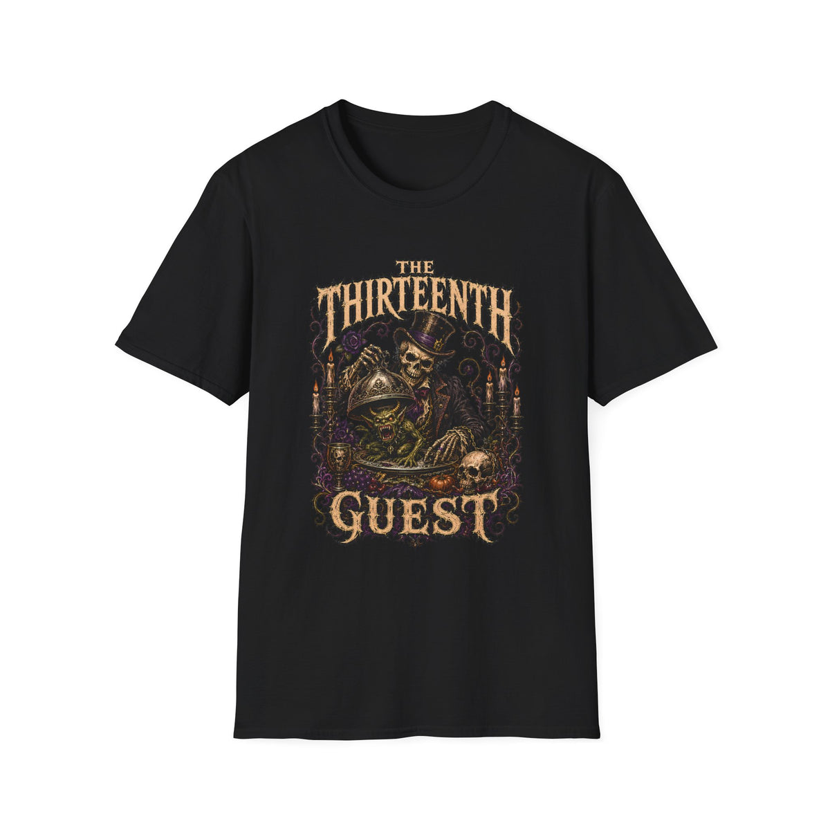 The Thirteenth Guest T-Shirt - Vintage Halloween Horror Graphic Tee
