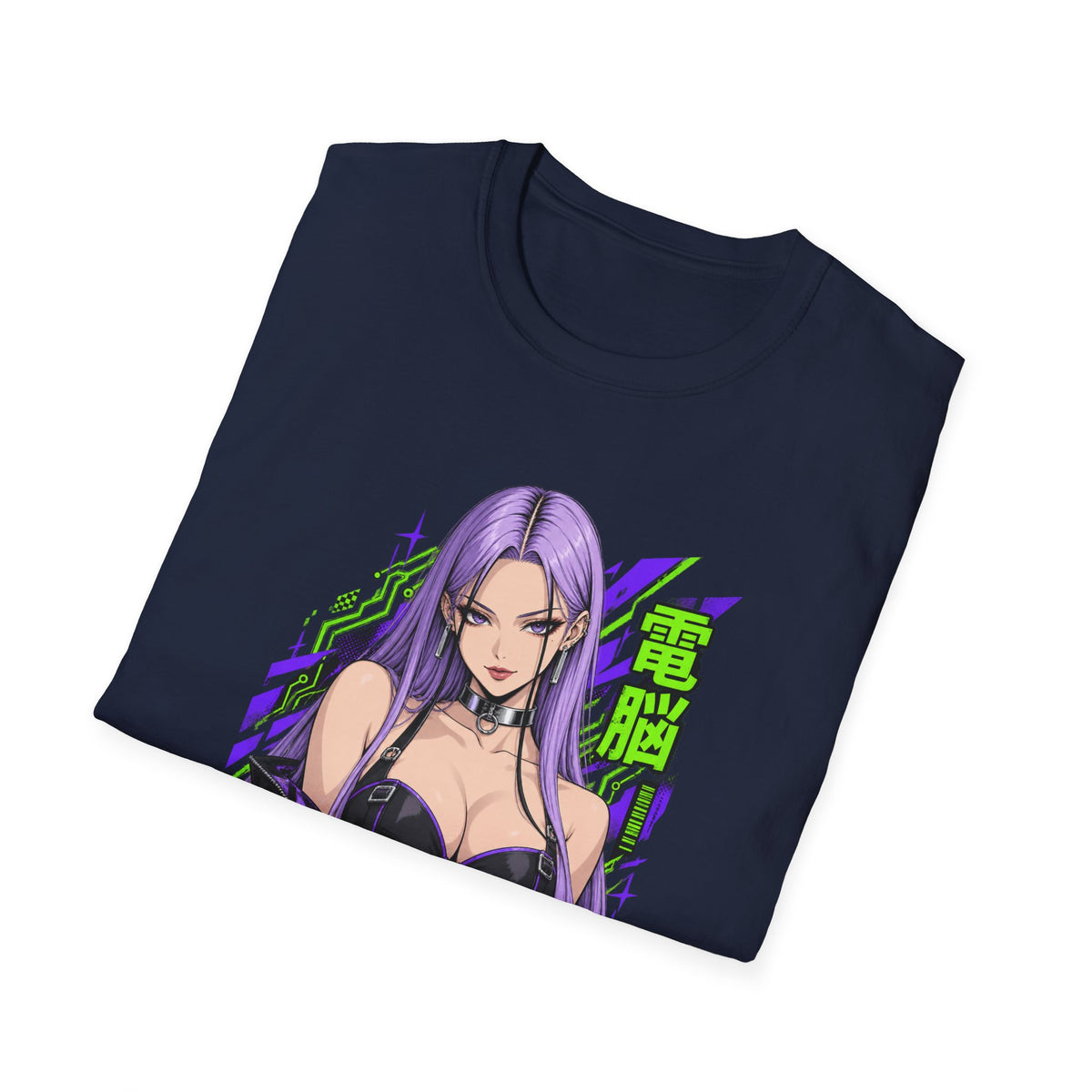 Violet | Anime Cyber Sexy Pin Up Girl T-Shirt