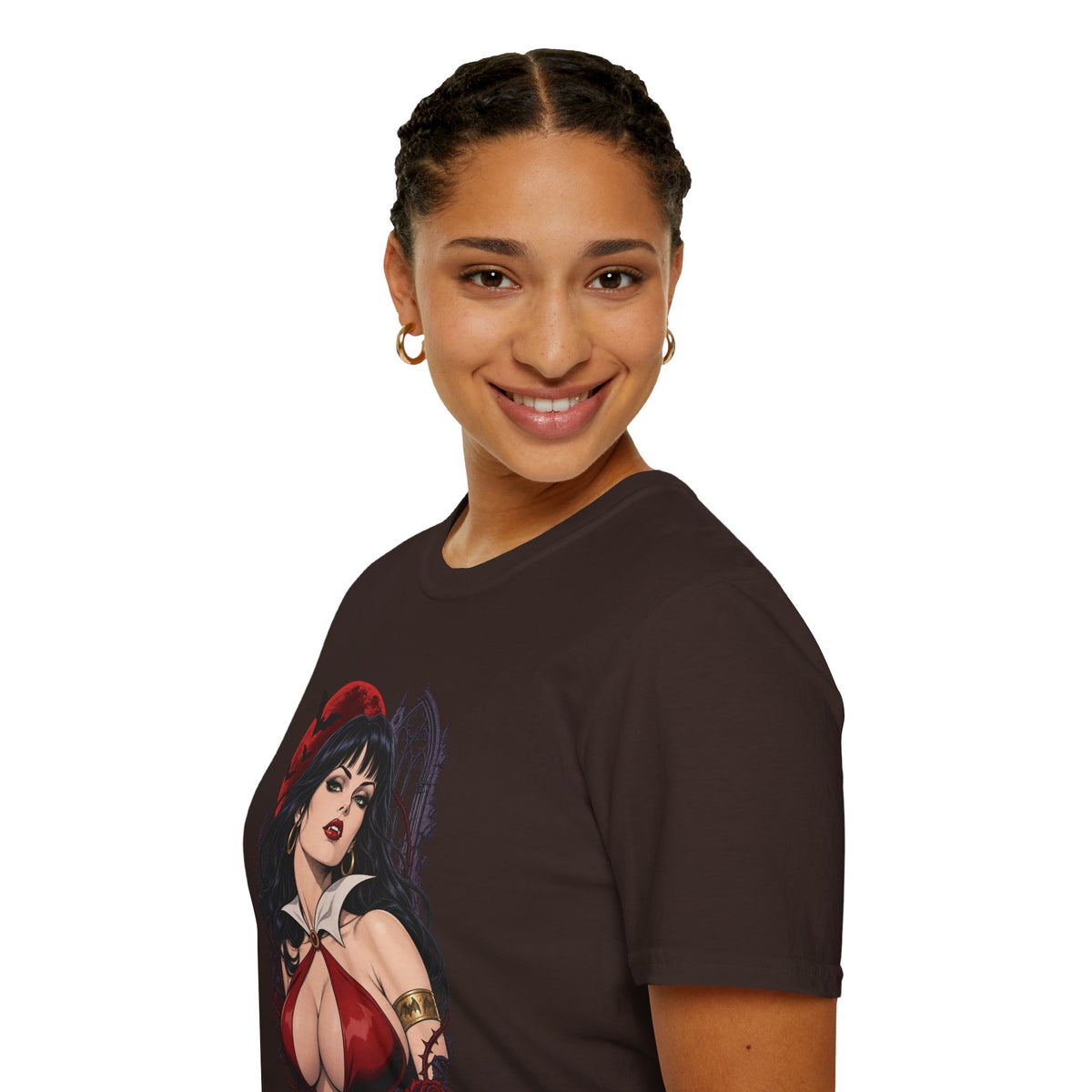 Vampirella | Sexy Halloween Vampire Pin Up Girl Sorceress Graphic T-Shirt