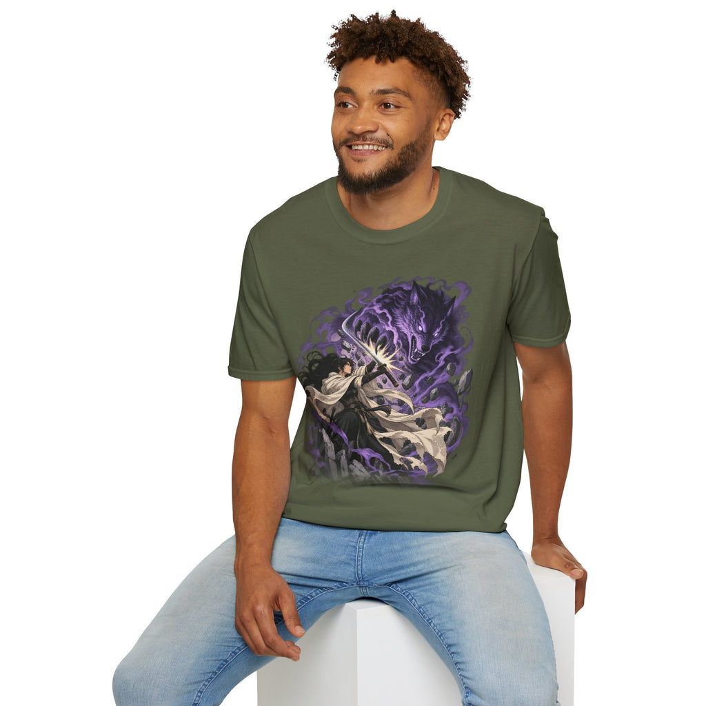 Trial of the Wolf | Samurai Anime Storm Warrior T-Shirt