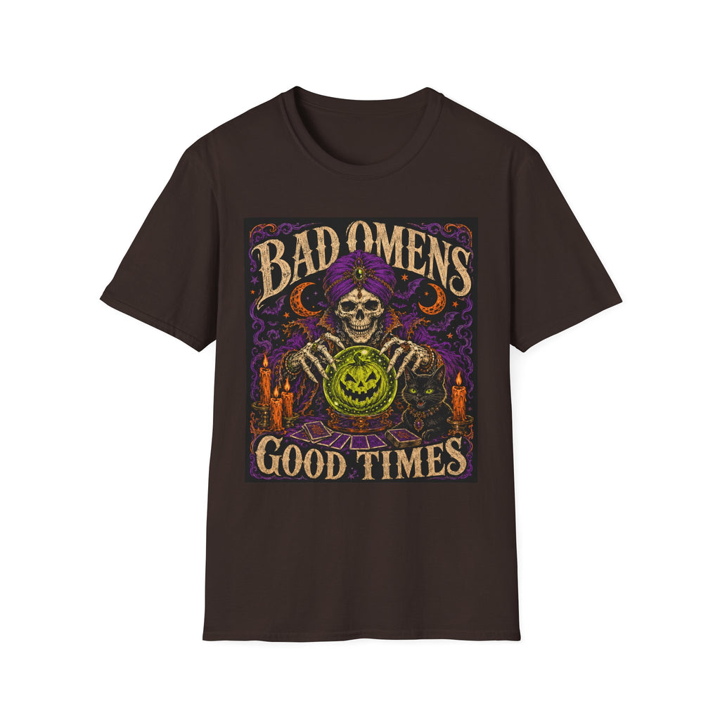 Bad Omens Skull T-Shirt — Retro Gothic Halloween Tee