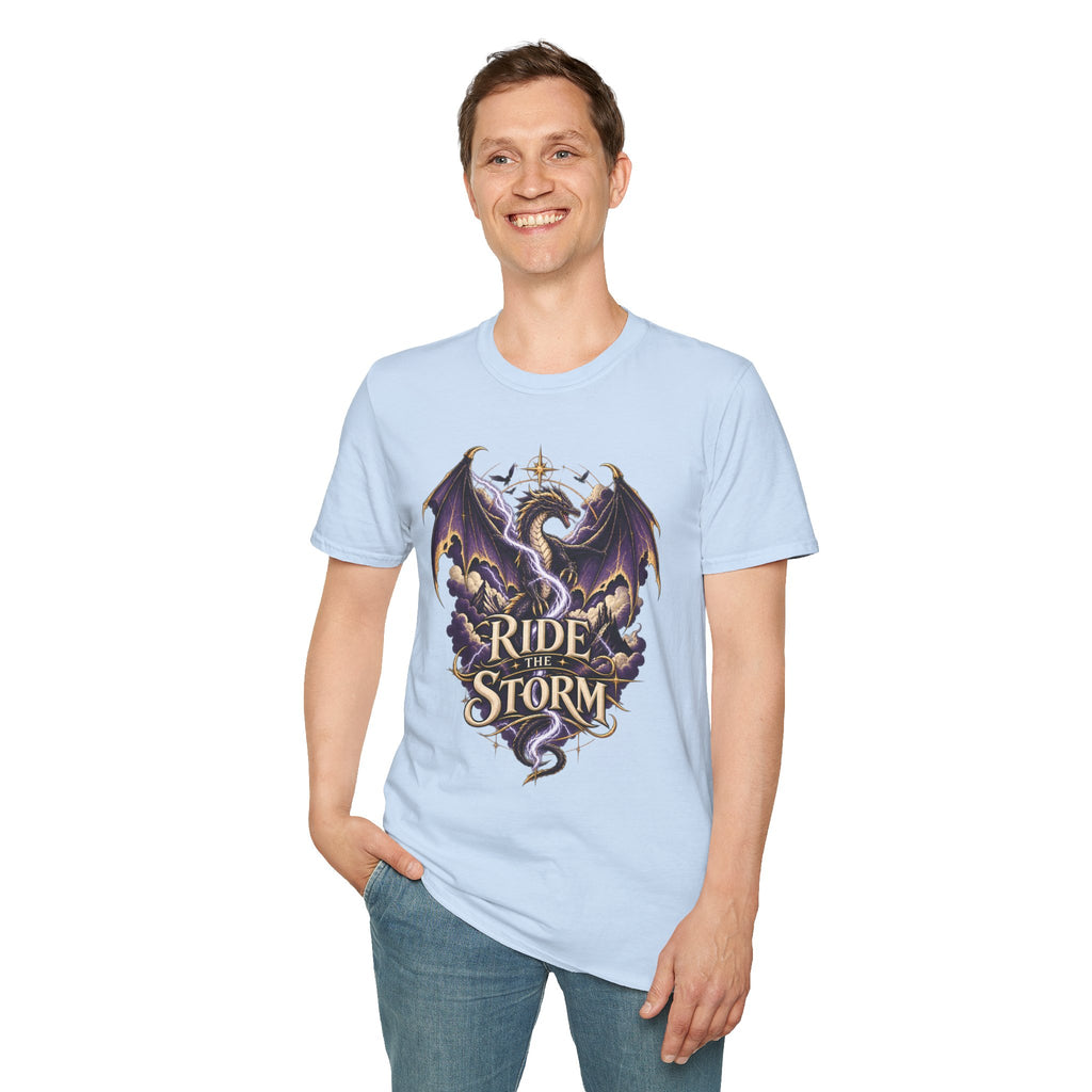 Ride the Storm | Fourth Wing Book Inspired Dragon T Shirt