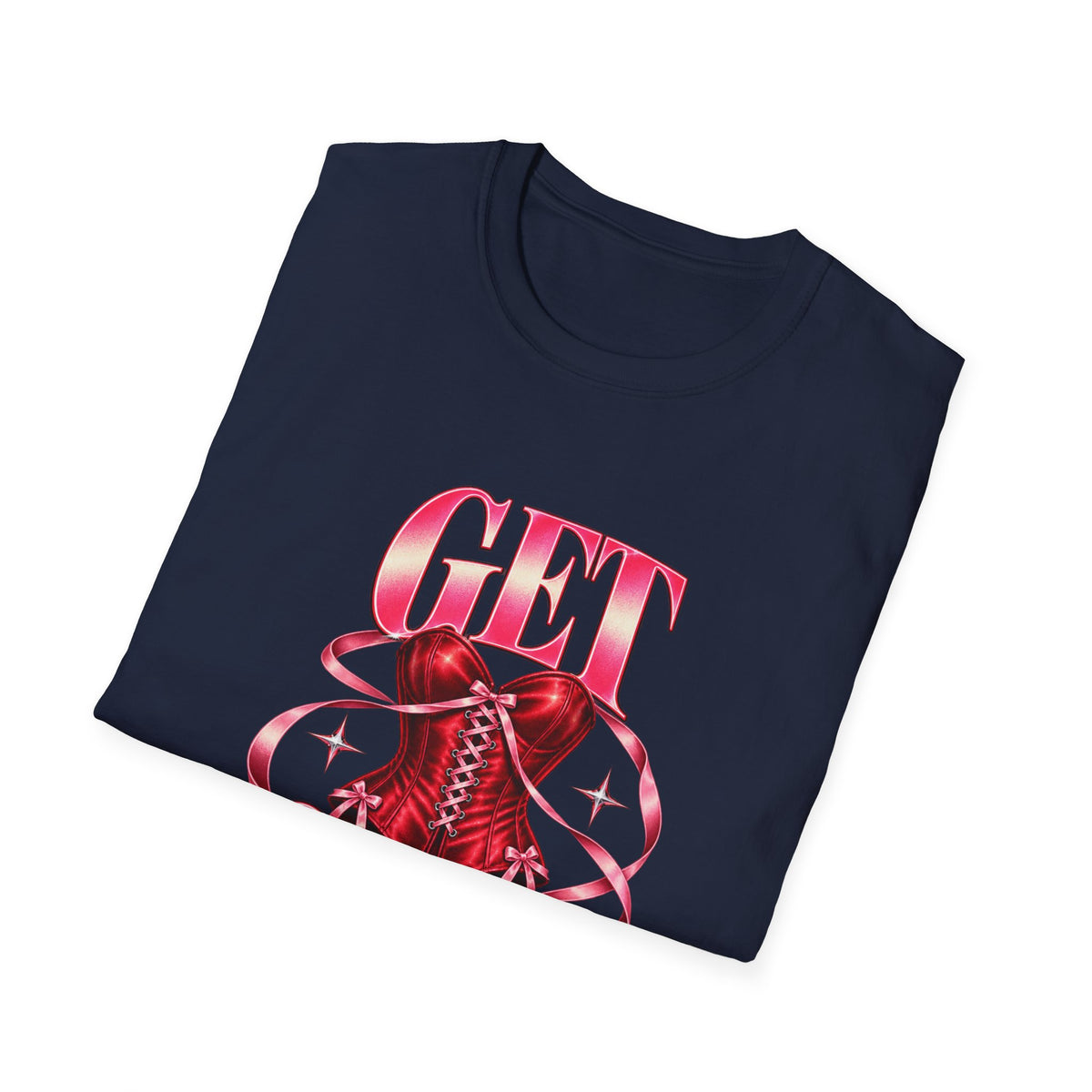 Get Sexy | Sugababes | Corset Retro Pink Y2K Vibe Graphic T Shirt