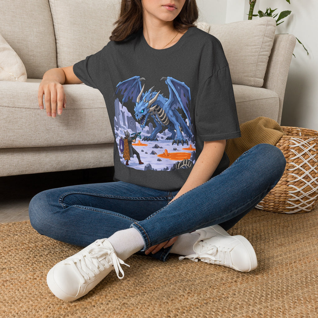 Vorkath Blue Ice Dragon T-Shirt - Fantasy Dragon Graphic Tee