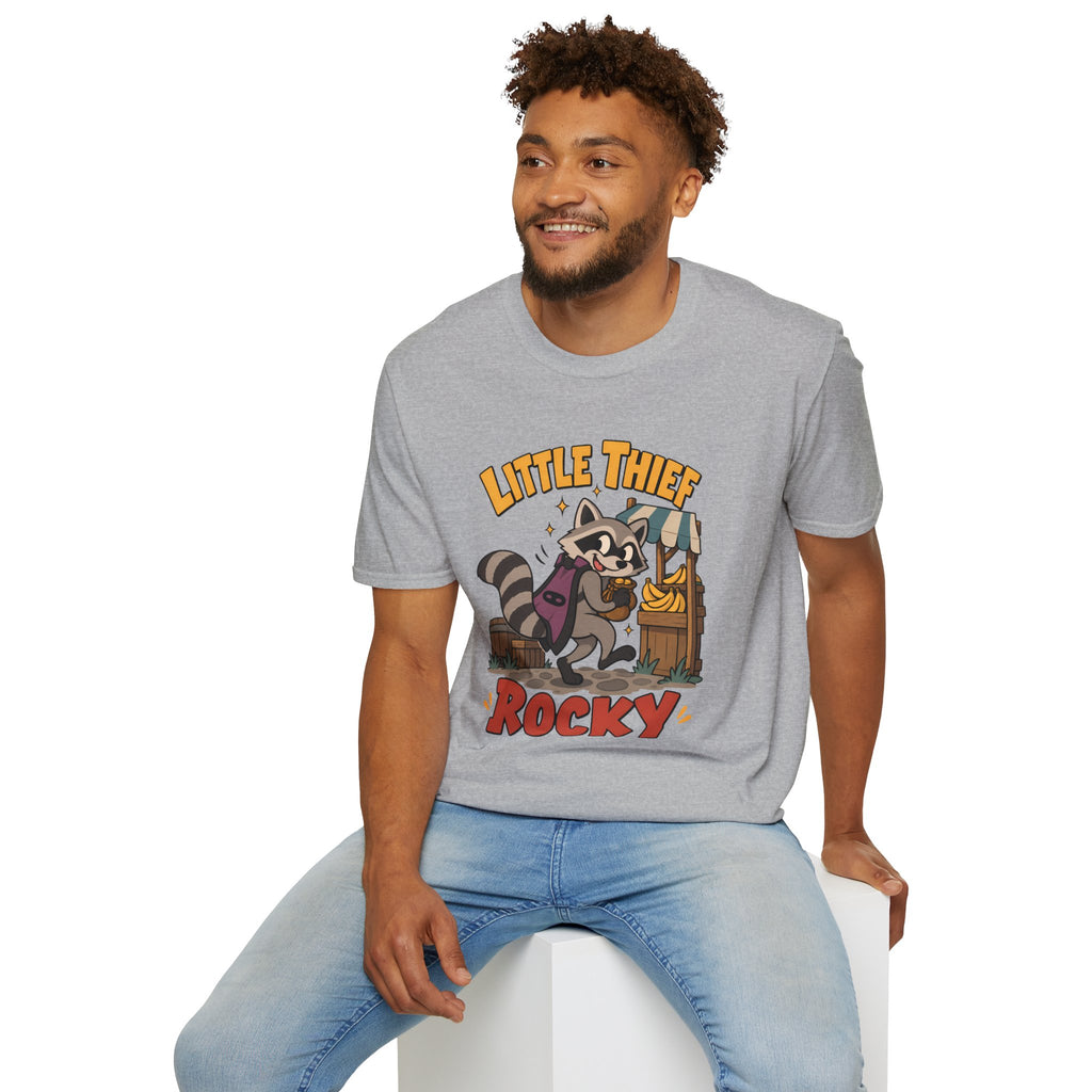 Little Thief Rocky T-Shirt - Cute OSRS Rocky Tee
