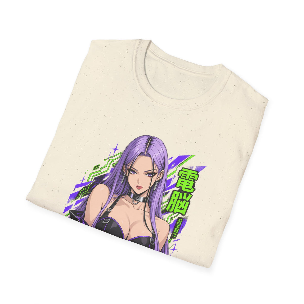 Violet | Anime Cyber Sexy Pin Up Girl T-Shirt