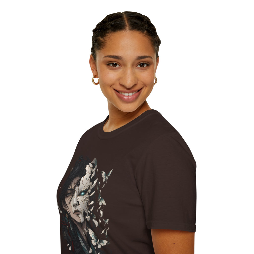 Mask Unfurls | Japanese Anime Style Mask Graphic Shirt