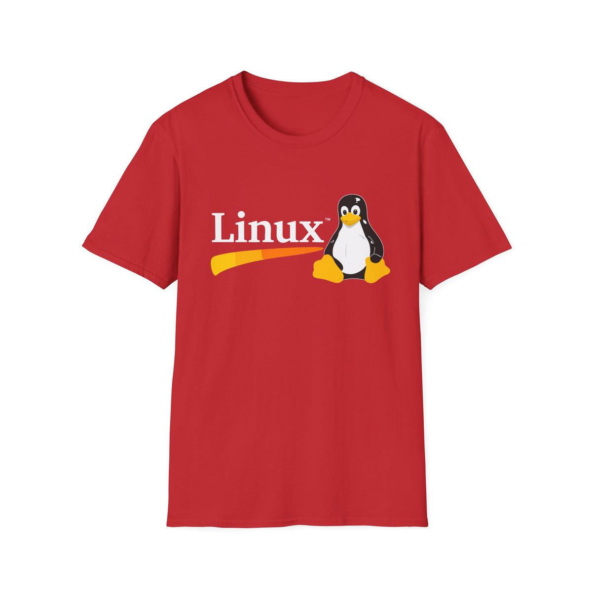 Linux Penguin Logo T‑Shirt — Retro Tech Tee for Developers & Open Source Fans