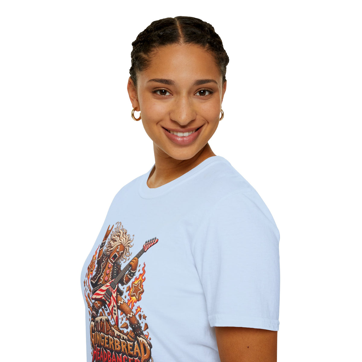 Gingerbread Headbangers | Christmas Funny Rock T-Shirt