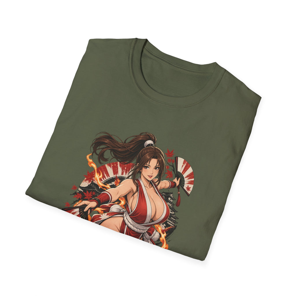 Mai Shiranui | Fatal Fury | Anime Style Pin up Girl Warrior T-Shirt