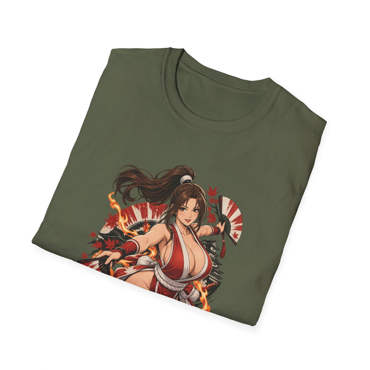 Mai Shiranui | Fatal Fury | Anime Style Pin up Girl Warrior T-Shirt