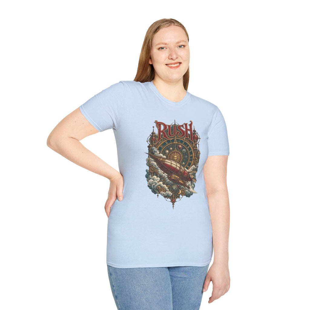 Rush | Clockwork Flight | Prog Band Airship T-Shirt