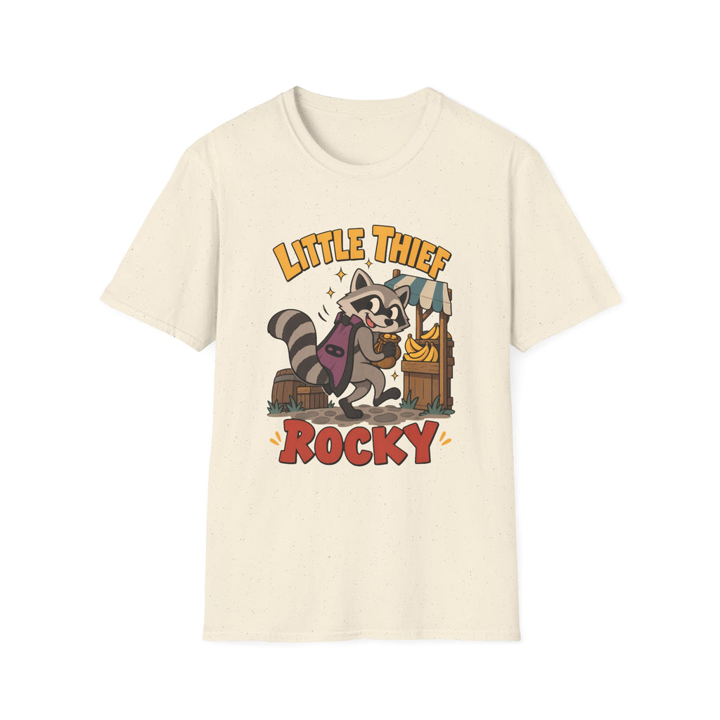 Little Thief Rocky T-Shirt - Cute OSRS Rocky Tee