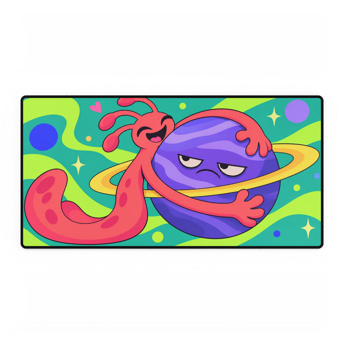 Mouse Mat | Emotional Support Planet | Desk Pad