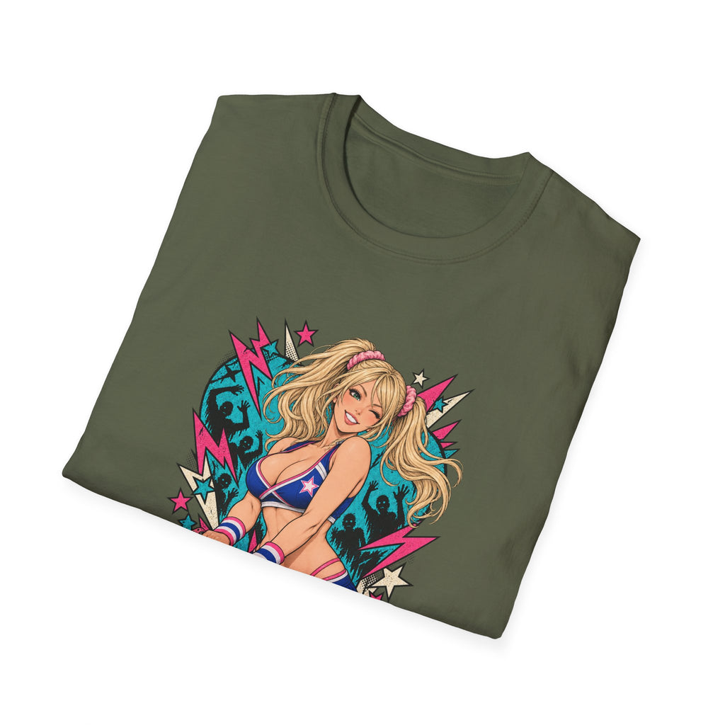 Juliet Starling | Lollipop Chainsaw | Zombie Game | Sexy Pin Up Girl T Shirt