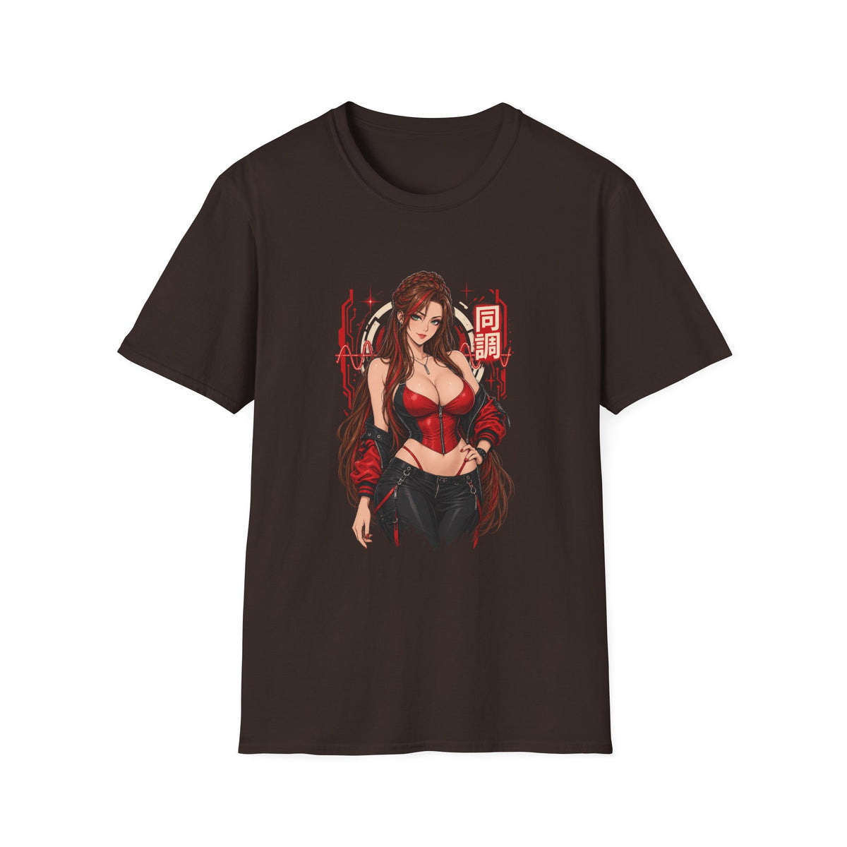 Jenny | Sexy Anime Pin Up Girl | Waifu Graphic T-Shirt