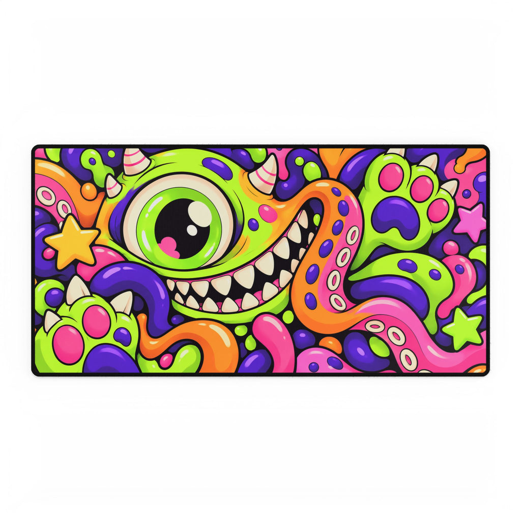 Mouse pad | Monster Mash: Neon Monster Desk Mat