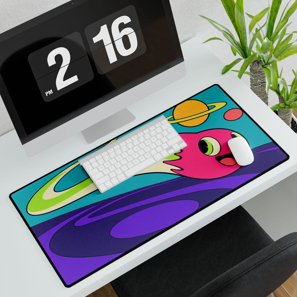 Cosmic Comet Desk Mat | Colourful Gaming Mouse Pad