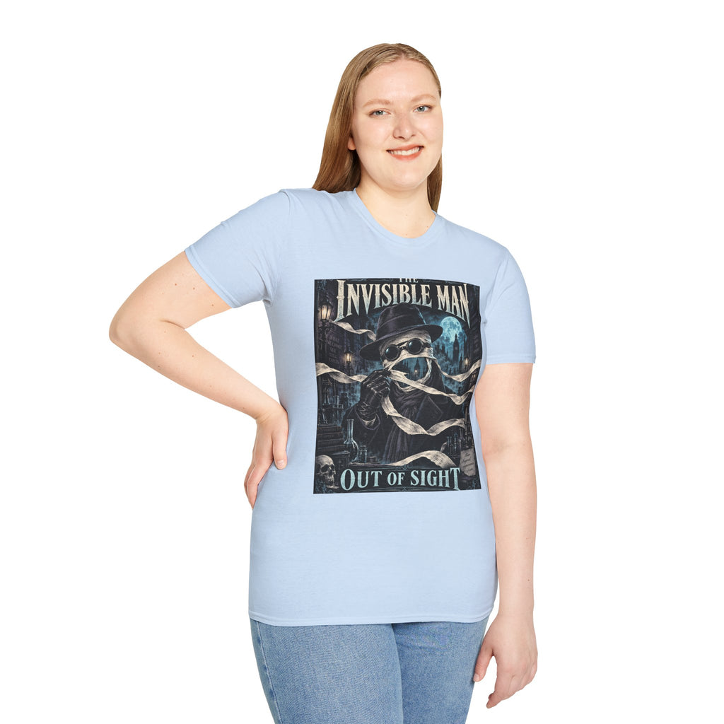 Invisible Man Graphic T-Shirt — Vintage Horror Novel Design