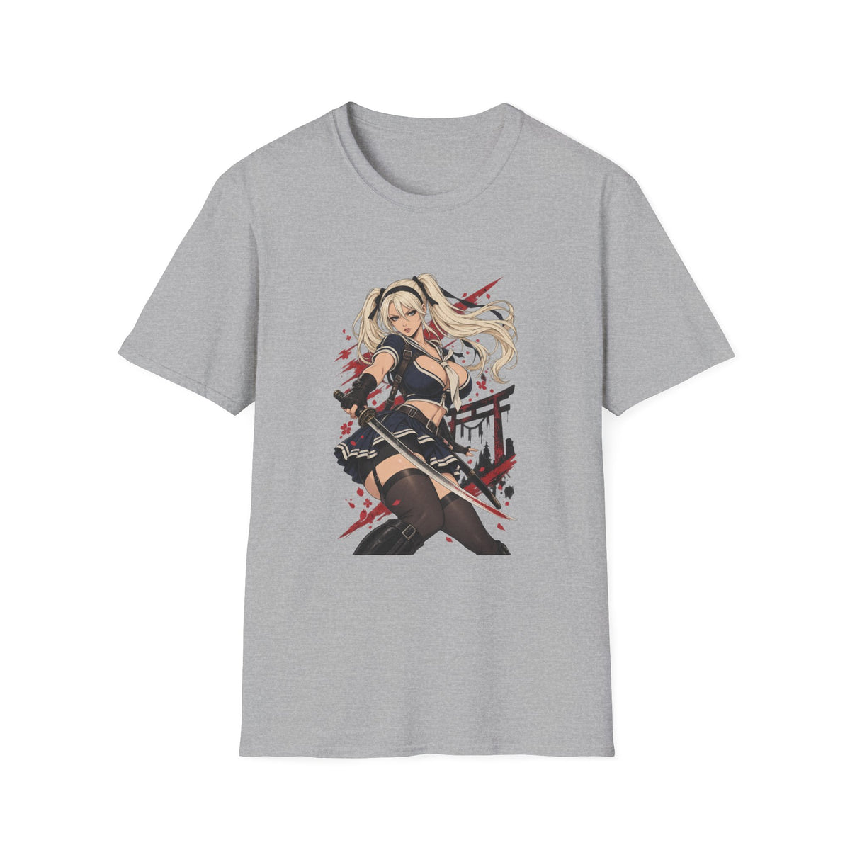Babydoll | Sexy Sucker Punch Anime Ninja Samurai Pin Up Girl Graphic T-Shirt