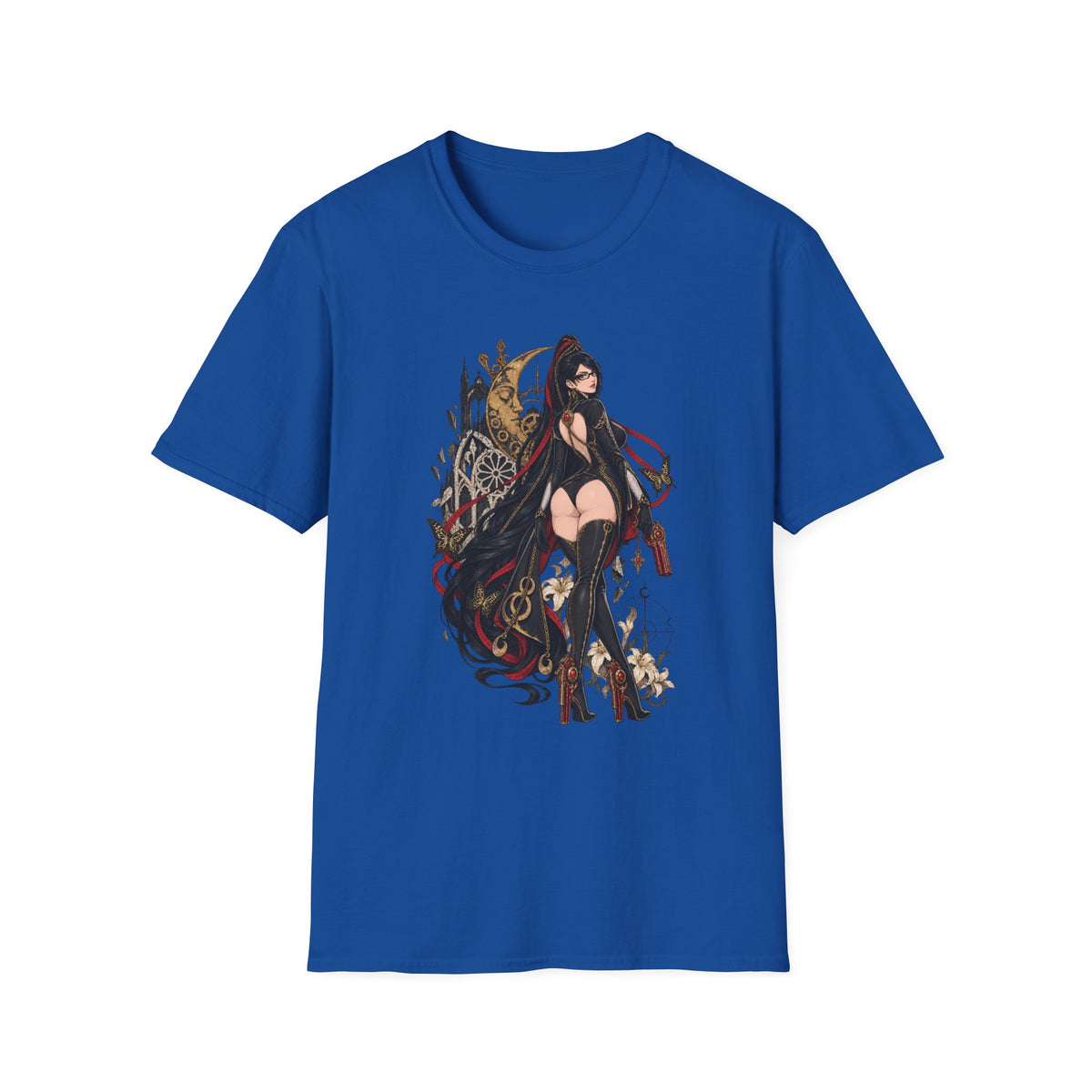 Bayonetta | Sexy Videogame Pin Up Girl | Back view Graphic Shirt
